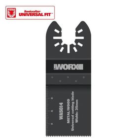 Worx WA5014 Çok Amaçlı Raspalama Makinası İçin 35x40 mm Metal Ahşap Fiberglas PVC Universal Kesme Bıçağı
