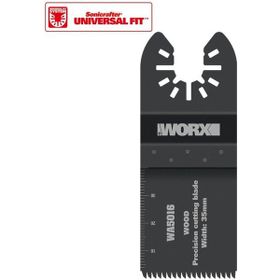 Worx WA5016 Çok Amaçlı Raspalama Makinası İçin 35x40 mm Ahşap PVC Universal Hassas Kesme Bıçağı
