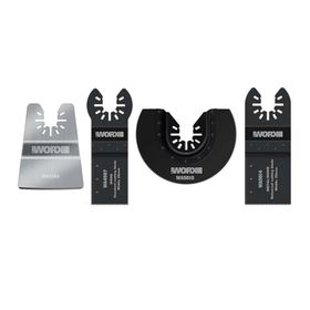 Worx WA5092 4 Parça Universal Metal, Ahşap Kesme Ve Raspalama Aksesuar Seti