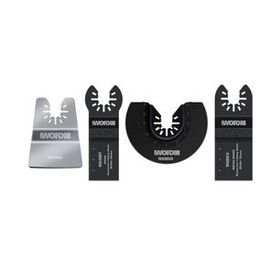 Worx WA5092 4 Parça Universal Metal, Ahşap Kesme Ve Raspalama Aksesuar Seti