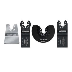 Worx WA5092 4 Parça Universal Metal, Ahşap Kesme Ve Raspalama Aksesuar Seti