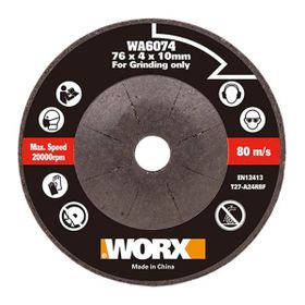 Worx WA6074 WX801 İçin 76x10 mm Metal Taşlama Taşı