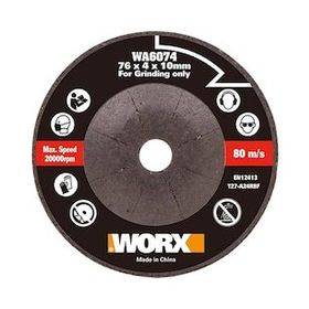 Worx WA6074 WX801 İçin 76x10 mm Metal Taşlama Taşı
