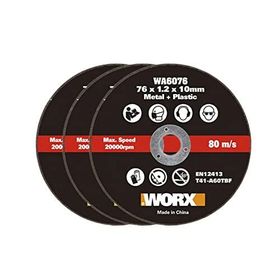 Worx WA6076.3 WX801 İçin 76x10 mm 3 Adet Metal ve PVC Kesme Taşı