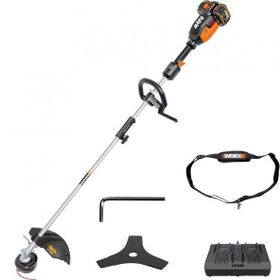 Worx WG186E.1 40 Volt 38 cm Li-ion Misinalı Çim Kesme ve Tırpan
