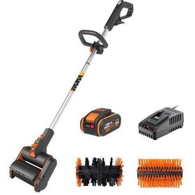 Worx WG441E Li-ion Tek Akülü 165 mm Profesyonel Çok Amaçlı 20 Volt 4.0 Ah Şarjlı Zemin Fırçası