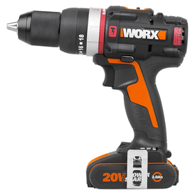 Worx WX-JCR 20 V 2.0 Ah Li-İon Çift Akülü Kömürsüz Profesyonel Darbeli Şarjlı Matkap