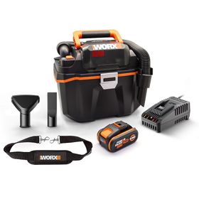 Worx WX031 20 Volt 4.0 Ah 200 W Profesyonel Şarjlı Islak Kuru Süpürge