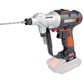 Worx WX176.9 20 V Akü Dahil Değildir 16 Parça Uç Döner Kafa ve Çift Mandrenli Profesyonel Şarjlı Matkap