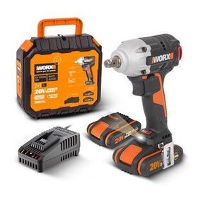 Worx WX272 20Volt/2.0Ah Li-ion Çift Akülü Şarjlı 300 nm Kömürsüz Profesyonel Somun Sıkma