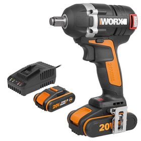 Worx WX279.9CB 20Volt 2.0ah Li-Ion Çift Akülü Şarjlı 300 nm Kömürsüz Profesyonel Somun Sıkma