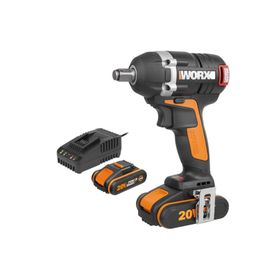 Worx WX279.9CB 20Volt 2.0ah Li-Ion Çift Akülü Şarjlı 300 nm Kömürsüz Profesyonel Somun Sıkma