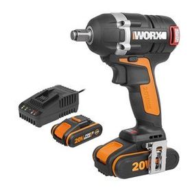 Worx WX279.9CB 20Volt 2.0ah Li-Ion Çift Akülü Şarjlı 300 nm Kömürsüz Profesyonel Somun Sıkma