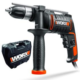 Worx WX317.2 600 W 13 mm Profesyonel Darbeli Matkap