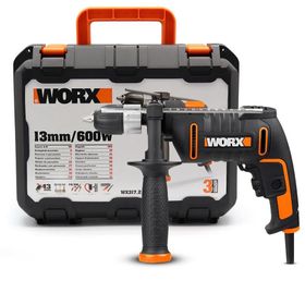 Worx WX317.2 600 W 13 mm Profesyonel Darbeli Matkap