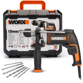 Worx WX328 810 W 13 mm 6 Adet Uc Profesyonel Darbeli Matkap