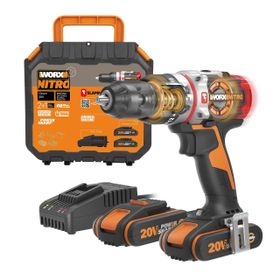 Worx WX354.9 20 Volt Kömürsüz Profesyonel Darbeli Şarjlı Matkap