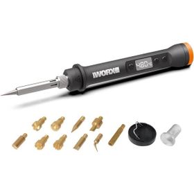 Worx WX744.9 MAKERX 20 V ve 12 Aksesuar Akülü Dijital Lehim Makinesi