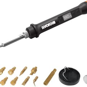 Worx WX744.9 MAKERX 20 V ve 12 Aksesuar Akülü Dijital Lehim Makinesi