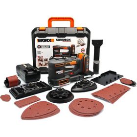 Worx Wx820 20 volt 2.0 Ah. Li-Ion Profesyonel Devir Ayarlı Çok Amaçlı Şarjlı Zımpara