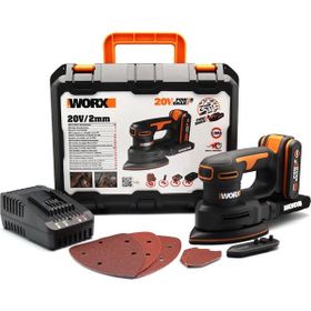 Worx WX822 20 V 2.0 Ah Li-İon Şarjlı Profesyonel Üçgen Mouse Zımpara