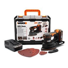 Worx WX822 20 V 2.0 Ah Li-İon Şarjlı Profesyonel Üçgen Mouse Zımpara