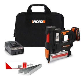 Worx WX842 20 Volt 2.0 Ah Li-Ion 15-50 mm Profesyonel Şarjlı Çivi Çakma Makinesi + 2700 Adet Yedek Çivi