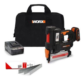 Worx WX842 20 Volt 2.0 Ah Li-Ion 15-50 mm Profesyonel Şarjlı Çivi Çakma Makinesi + 2700 Adet Yedek Çivi