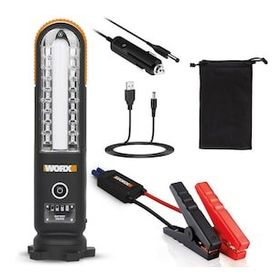 Worx Wx852.1 12 Volt 500 Amper Lityum-Polymer Akü Takviye + Powerbank + Led Lamba Seti