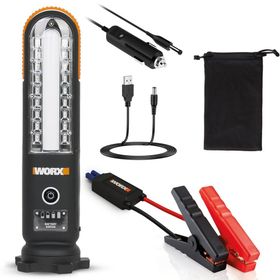 Worx Wx852.1 12 Volt 500 Amper Lityum-Polymer Akü Takviye + Powerbank + Led Lamba Seti