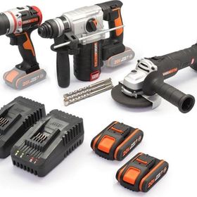 Worx WXKS6 WX354.9+WX380.9+WX812.9+W20V/2Ah Pro Kombo Set