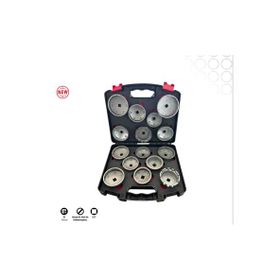 WOSSEN 41600 1/2 15 Parça Tas Tipi Yağ Filtre Sökme Seti Takımı