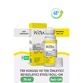 Wou 75 ml Ter Önleyici Beyazlatıcı Roll-On