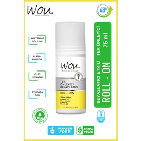 Wou 75 ml Ter Önleyici Beyazlatıcı Roll-On