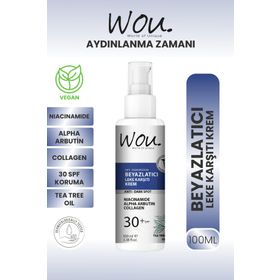 Wou SPF30+ 100 ml Beyazlatıcı Leke Karşıtı Krem