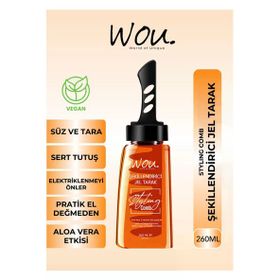 Wou World Of Unique 260 ml Saç Şekillendirici Jel Tarak