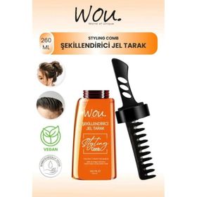 Wou World Of Unique 260 ml Saç Şekillendirici Jel Tarak