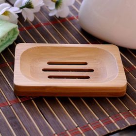 Wow Home 1280 Dikdörtgen Bambu Katı Sabunluk