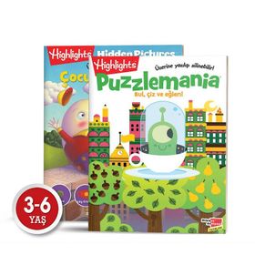 Wowo Bul, Çiz ve Eğlen 2'li Set - Dikkat Atölyesi Yayınları