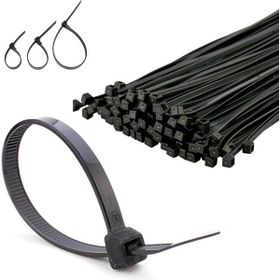 Wozlo 2.5x100 mm 10 cm Siyah 100 Adet Kablo Bağı Cırt Kelepçe