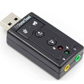 Wozlo 7.1 USB Ses Kartı Harici USB Sound Kart Virtual 3D Çevirici