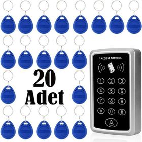 Wozlo Şifreli Kartlı Geçiş Kontrol Göstergeç Sistemi + 20 Adet Manyetik Anahtarlık