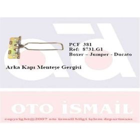 Wpı Wpı-pcf381 Ducato-Boxer-Jumper Box381 Arka Kapı Menteşe Gergisi
