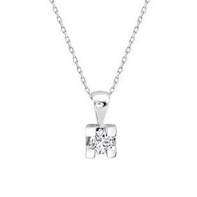 WPN3311 0.05 ct Karat E-F vs Pırlanta Tektaş Kolye