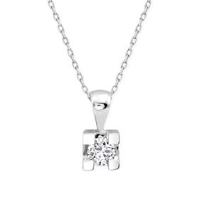 WPN3311 0.05 ct Karat E-F vs Pırlanta Tektaş Kolye