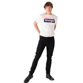 Wrangler Larston Clean Black Jean Erkek Kot Pantolon