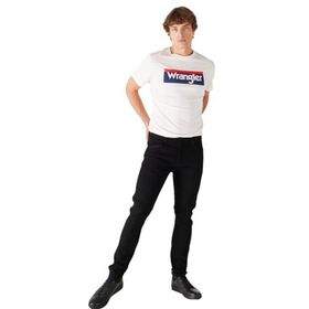 Wrangler Larston Clean Black Jean Erkek Kot Pantolon