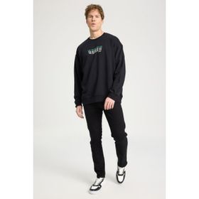 Wrangler Larston Clean Black Jean Erkek Kot Pantolon