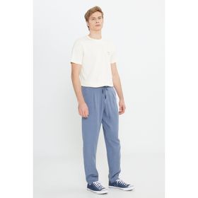 Wrangler Regular Fit Normal Kesim Mavi Bağcık Detaylı Chino Erkek Pantolon