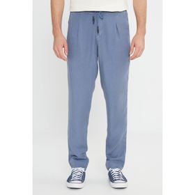 Wrangler Regular Fit Normal Kesim Mavi Bağcık Detaylı Chino Erkek Pantolon